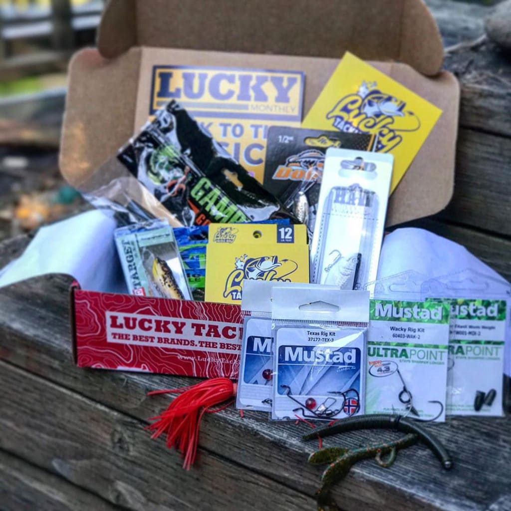 Lucky Tackle monthly fishing box